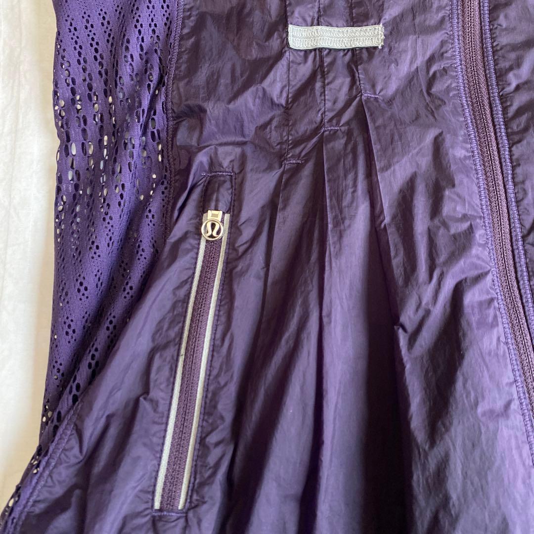 希少✨ルルレモン　ジップアップ　ジャケット　パープル　6