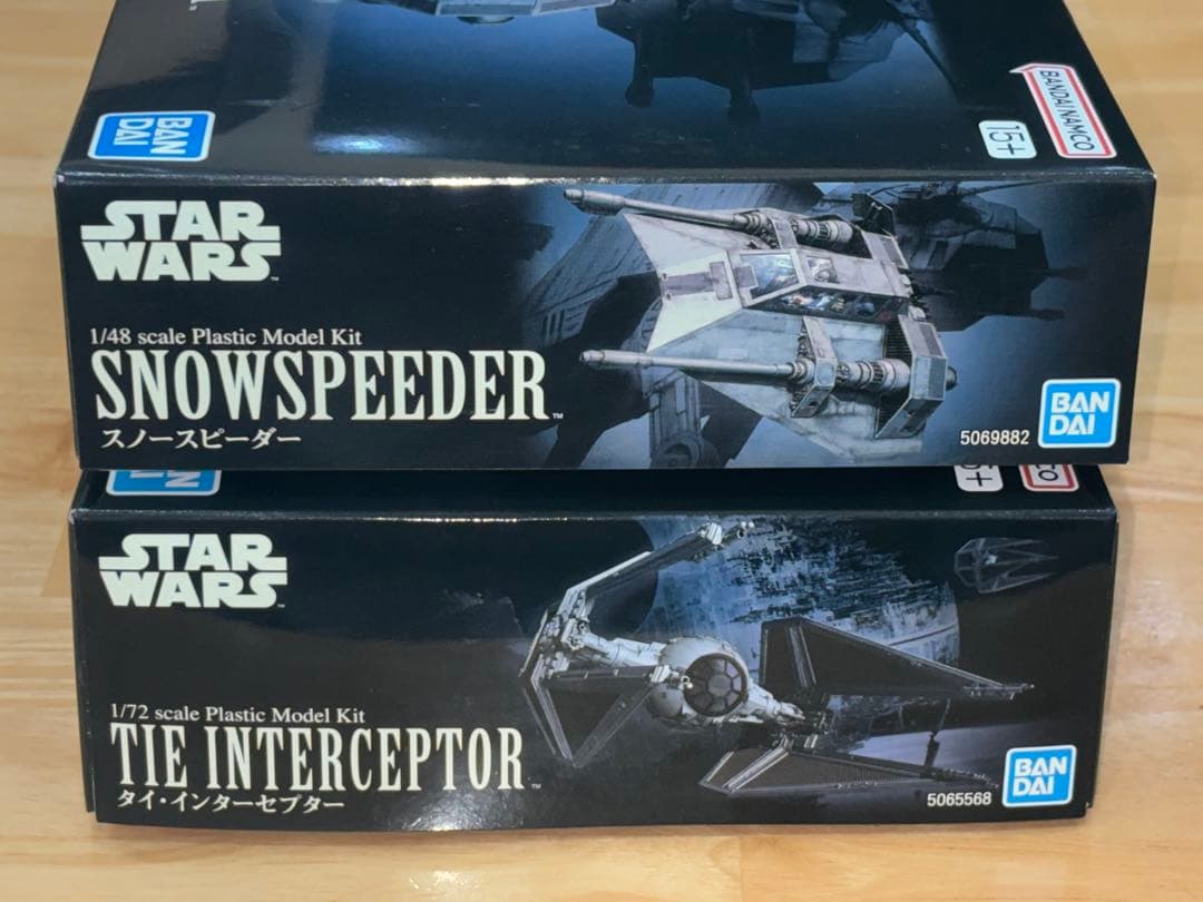 バンダイ スターウォーズ スノースピーダー タイインターセプター 2機セット