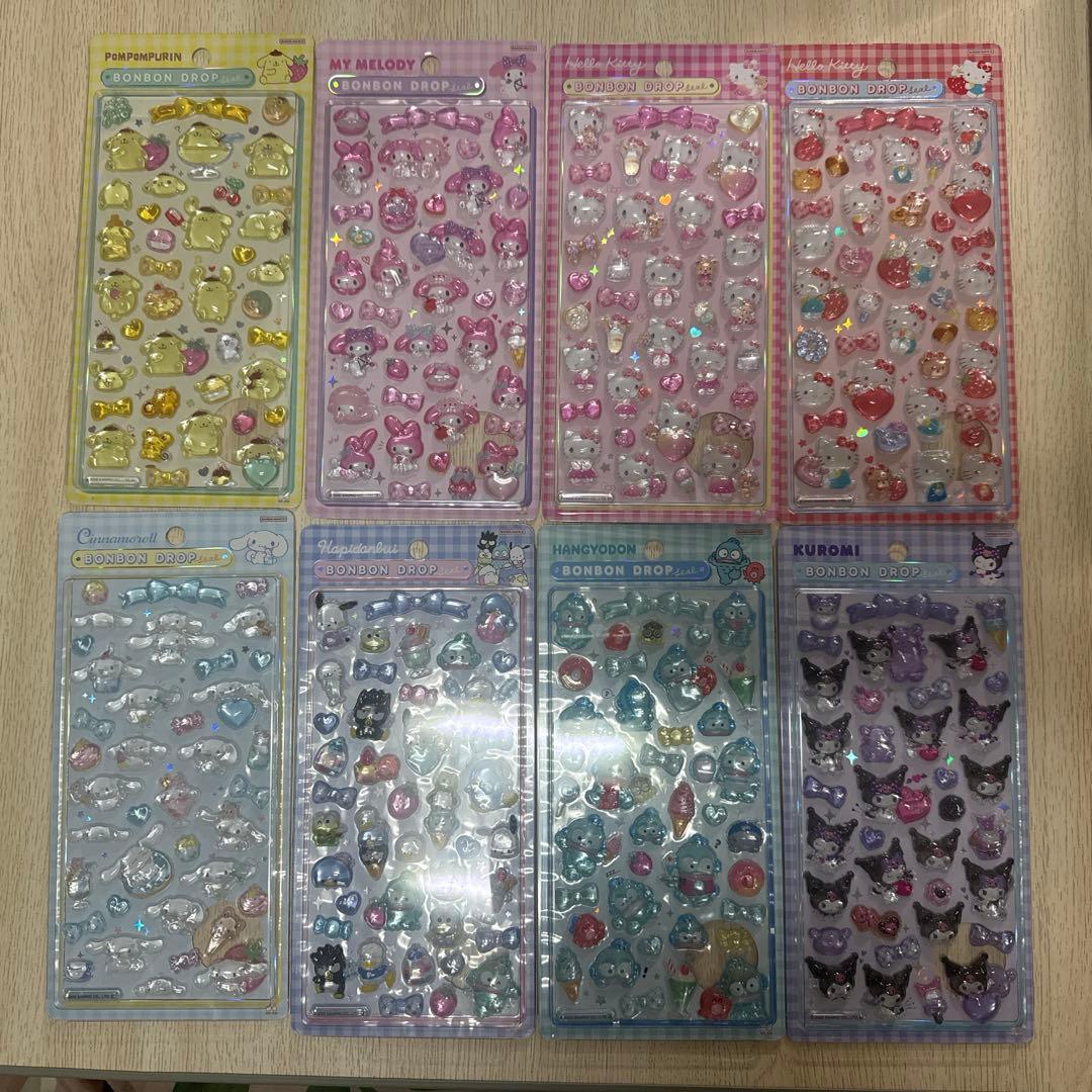 ボンボンドロップシール　20点 サンリオ　2弾　コンプ　スヌーピー　たまごっち