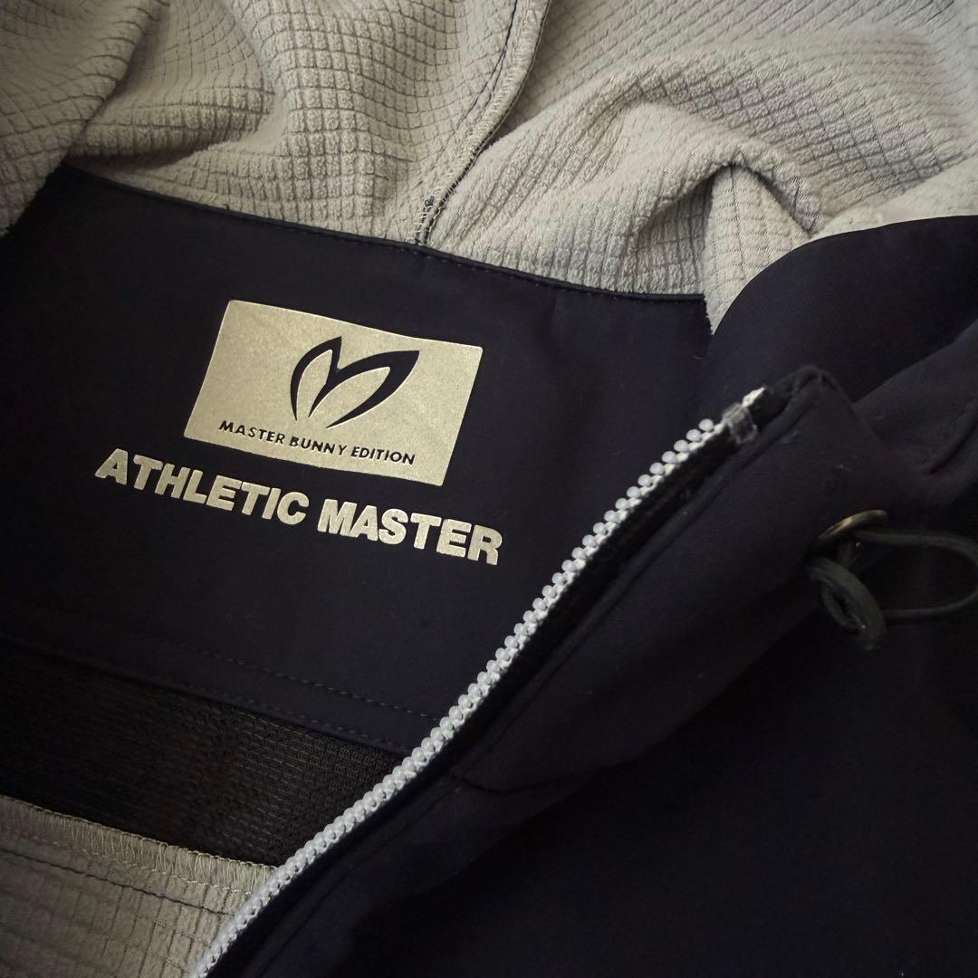 裏起毛　マスターバニー　ジャケット　ブルゾン　M〜L相当　紺　濃紺　ネイビー　4