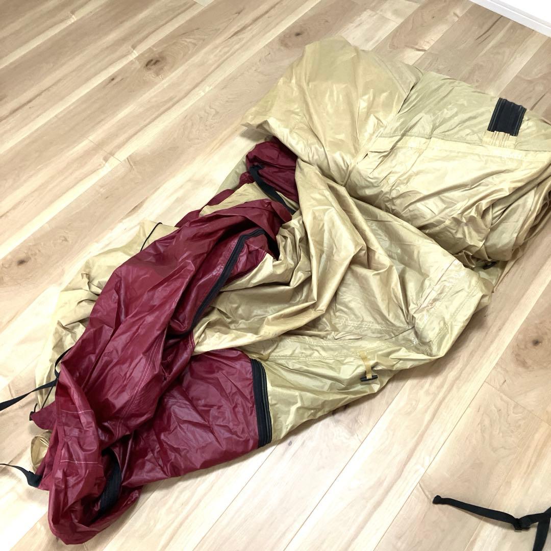 ogawa Pilz19 ワンポールテント レッド×サンド ピルツ19 10人用