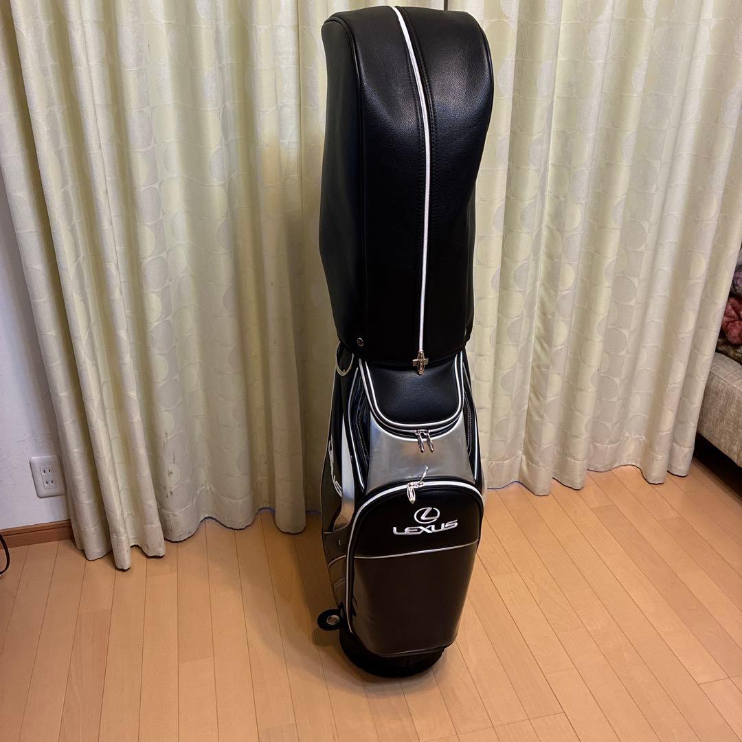 Lexus ゴルフキャディバッグ ブラック/シルバー