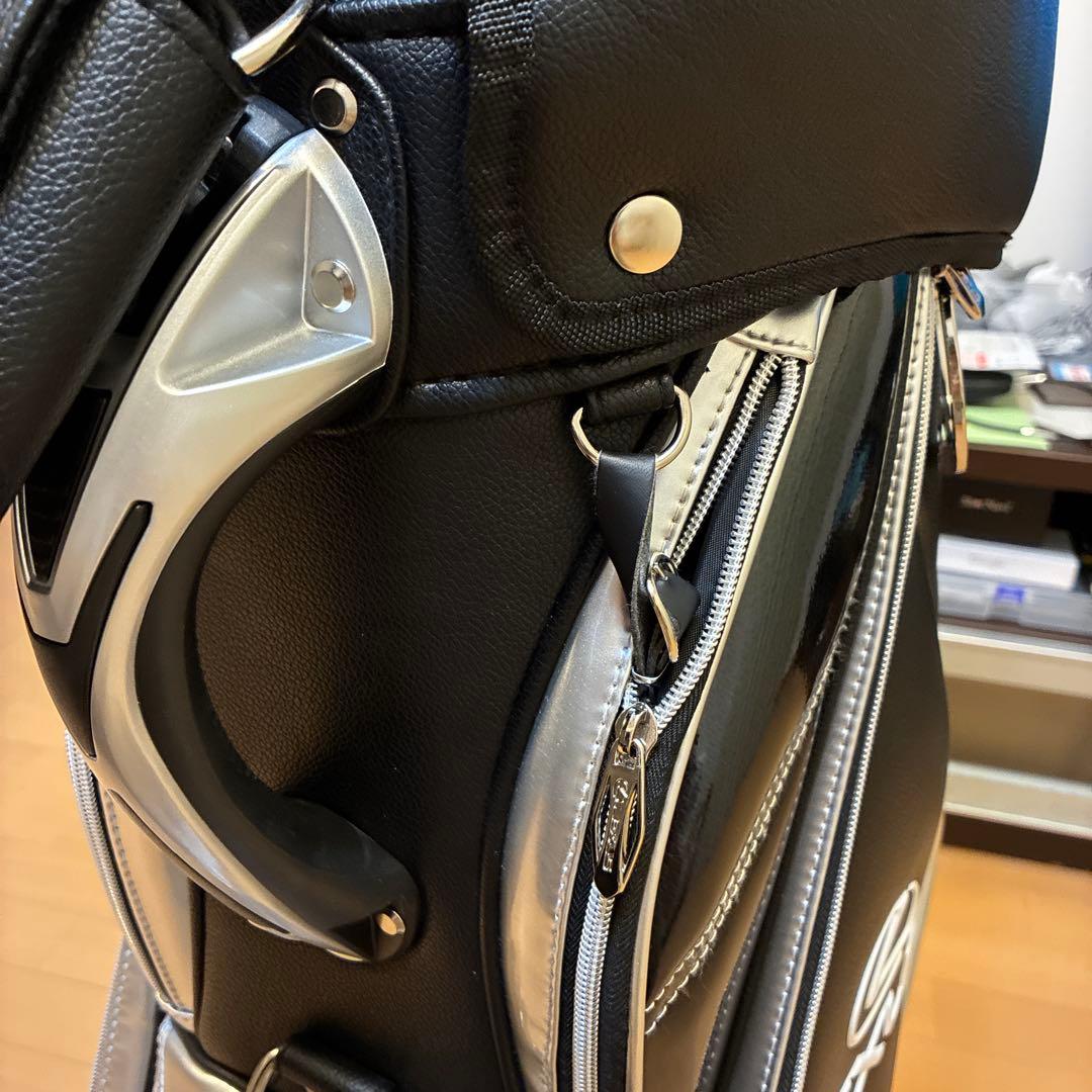 Lexus ゴルフキャディバッグ ブラック/シルバー