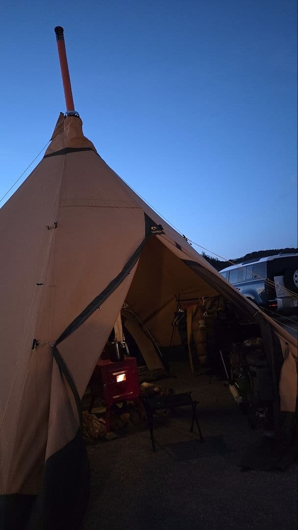 やすゆきSafir 9 キャンプテント ベージュ