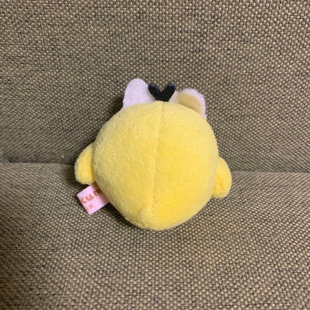 希少品　キイロイトリ　てのりぬいぐるみ　のんびりネコ 2015 サンエックス