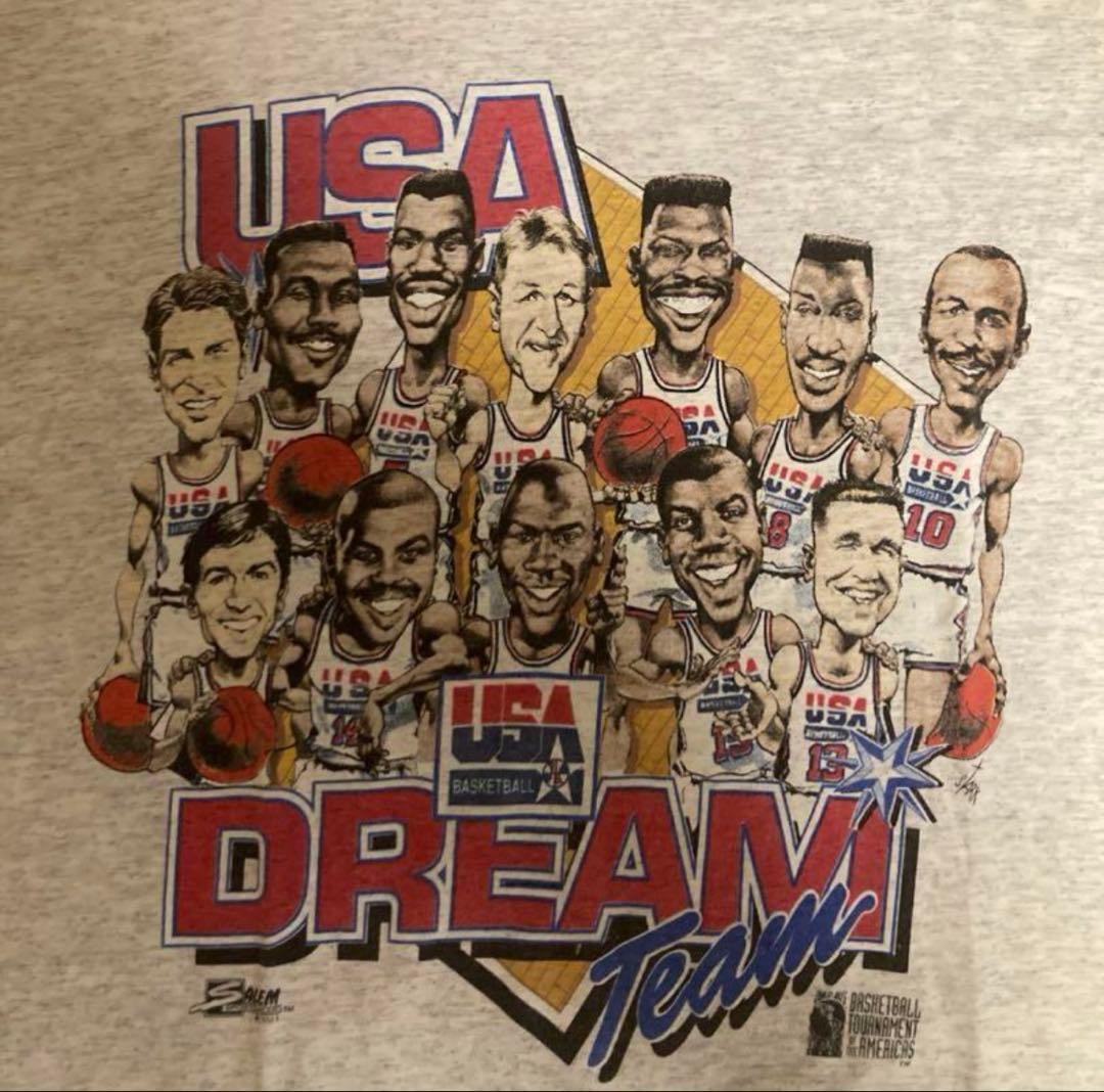 希少　USA DREAM Team フィギュア3体とTシャツセット