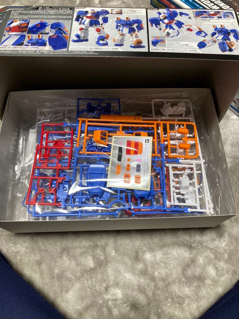 HGアストレイレッドドラゴン・ホビーハイザック・ジーラインスタンドアーマー