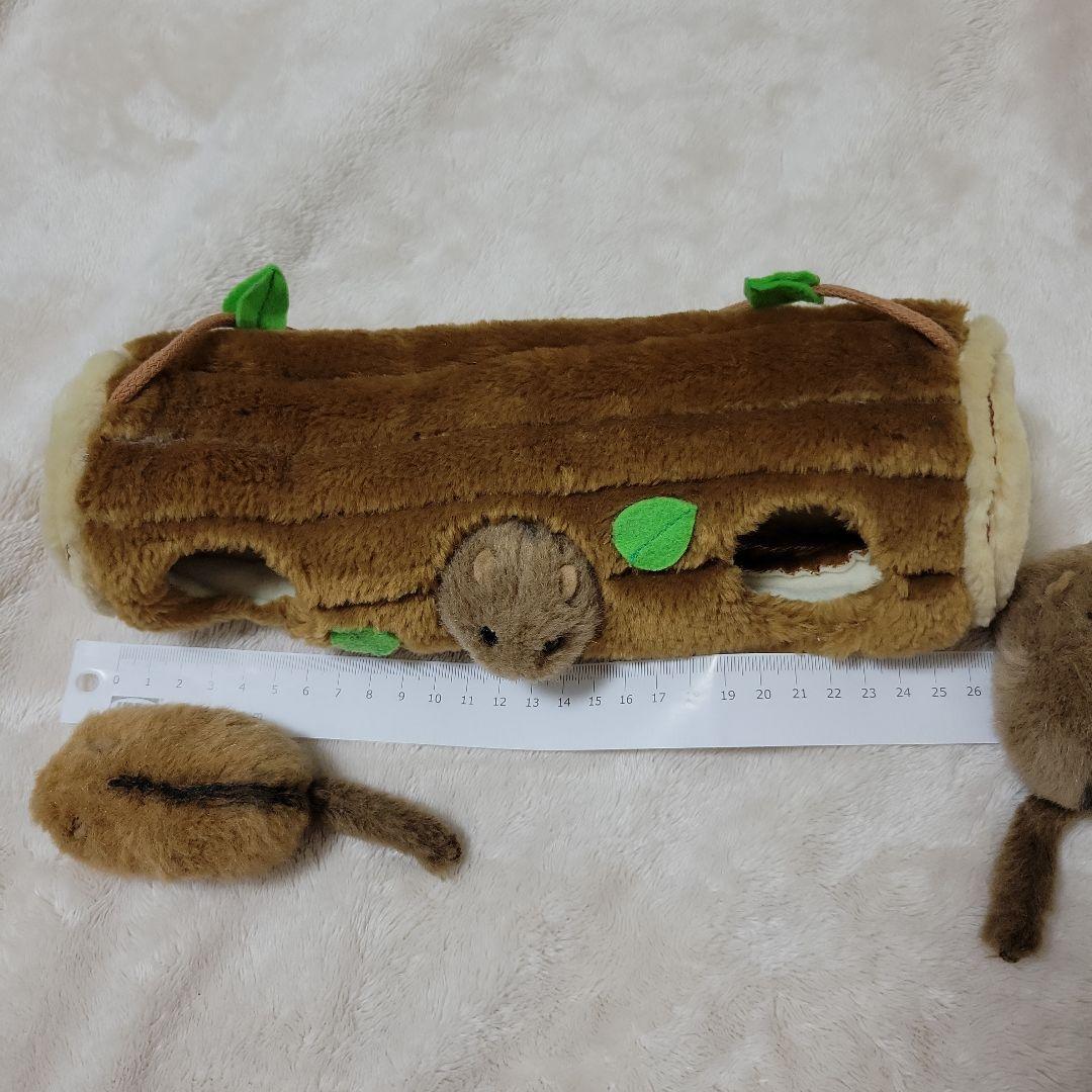 やまね工房　やまね ぬいぐるみ３匹&ハウス