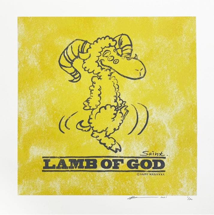 【新品未開封】LAMB OF GOD 細川雄太 版画 直筆EDサイン入り