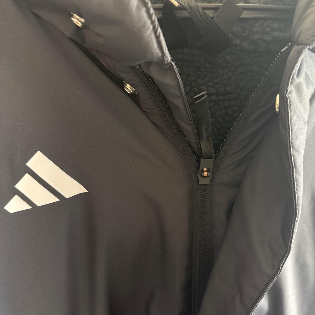 adidas KA1302 ブラック Lサイズ ベンチコート　内側ボア　新品　L