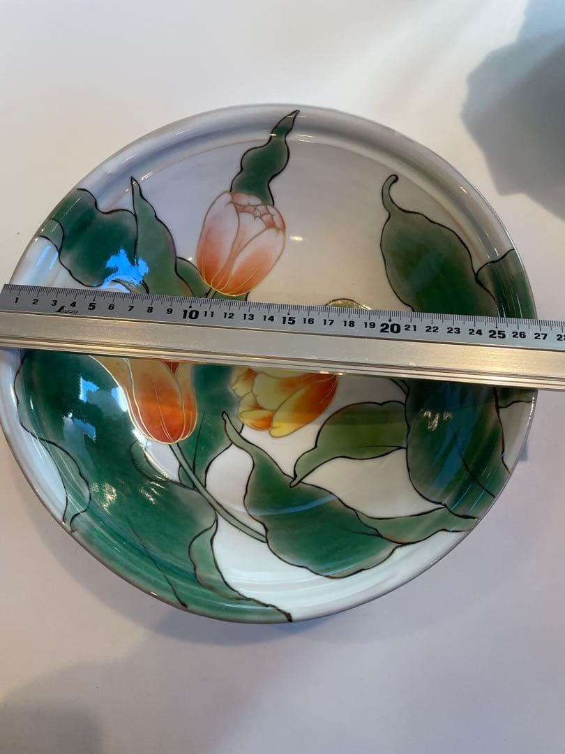 陶葊　陶あん　大鉢　チューリップ