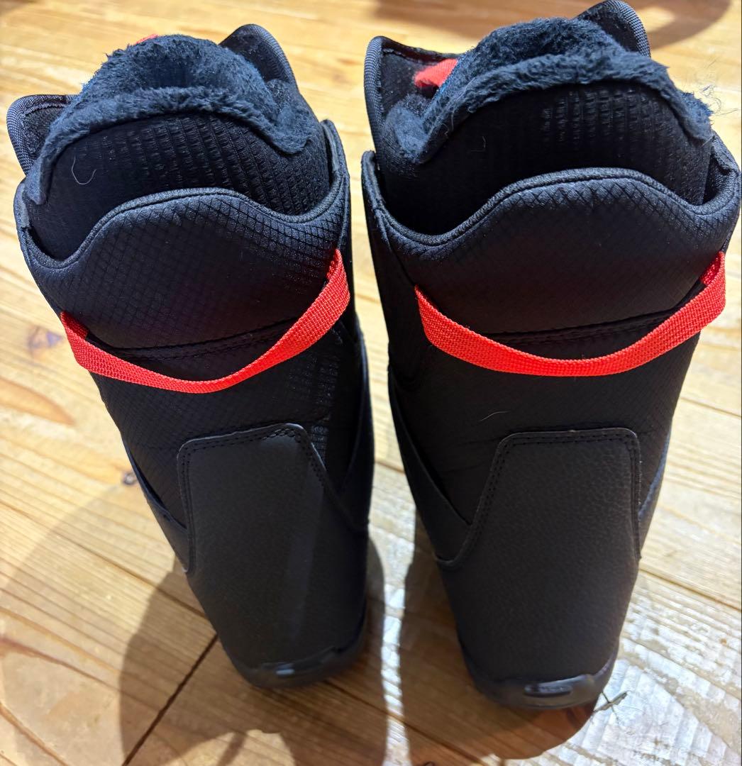 バートンスノーボードブーツ キッズ 24センチ　Zipline BOA 黒