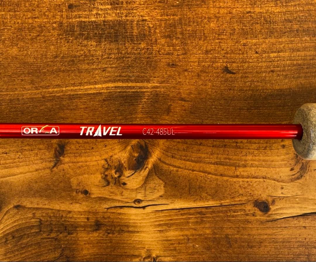 トラウトロッド　ウッド調　485UL 424UL ベイトロッド　パックロッド