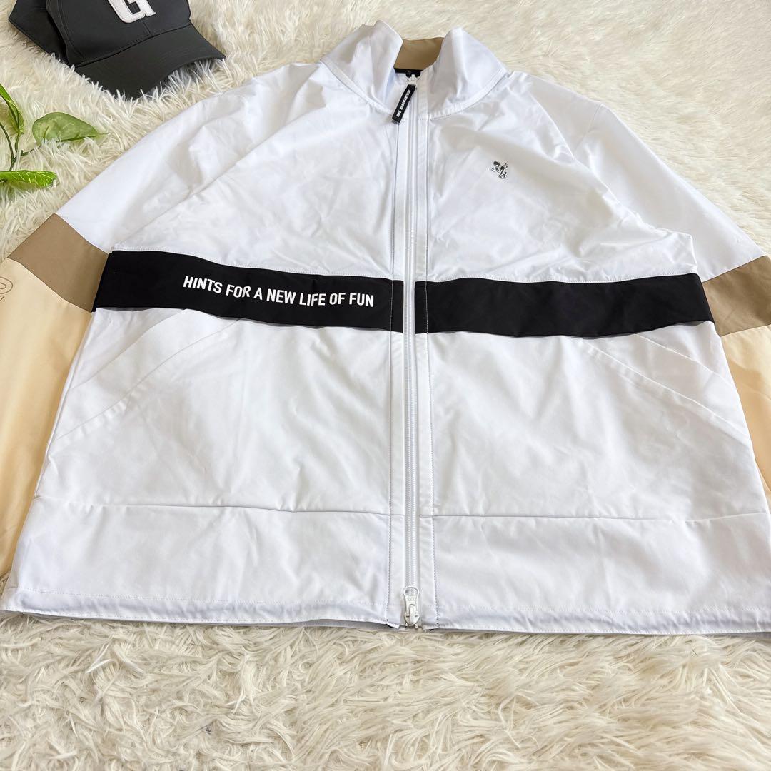 【ハチヤーズ】極美品 ウィンドブレーカー マルチカラー 2XLサイズ メンズ