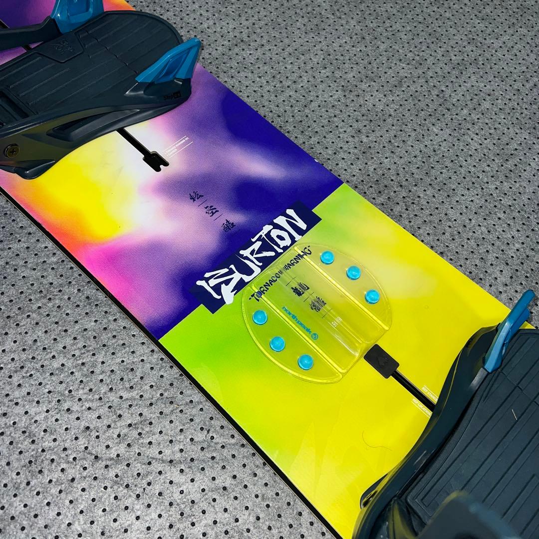 数回使用 151cm BURTON TORNADO×STEP ON Mサイズ