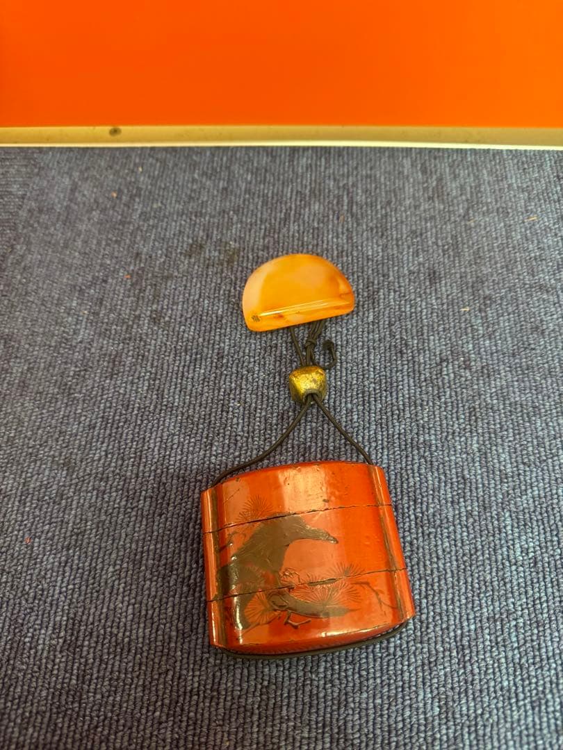 1688  印籠 提げ物 蒔絵　時代物