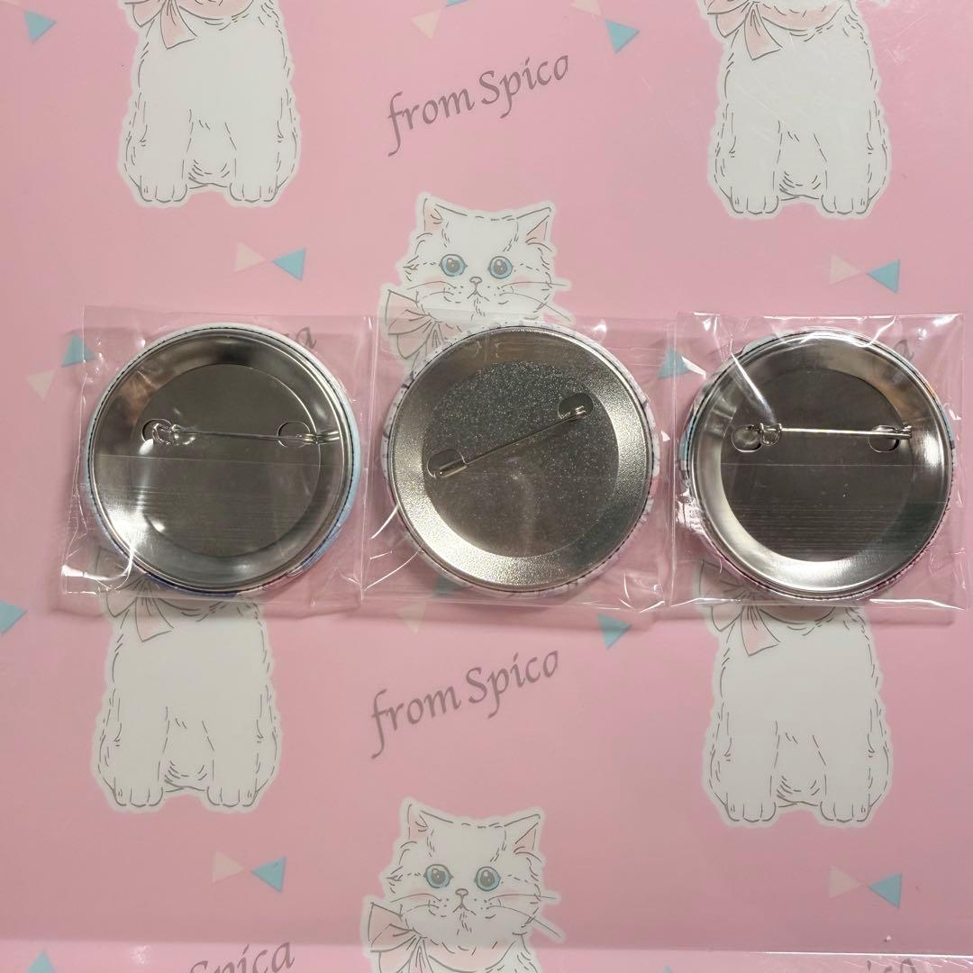 Canvas+Garden 宮坂みゆ 缶バッジ 庭坂莉良 3点