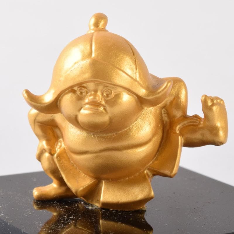 銅塗金　七福神　縁起物　置物　25体まとめて　ケース付　M　7306