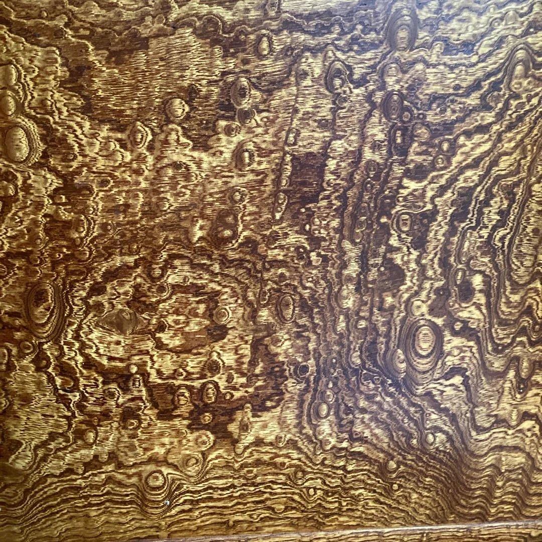 江戸火鉢　アンティーク　火鉢　時代物　欅　玉杢　黒柿　稀少杢