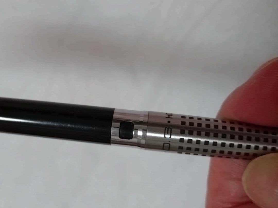 中古美品0.3pilotパイロットシャープペンブラック金属竿箱芯セット　送料無料