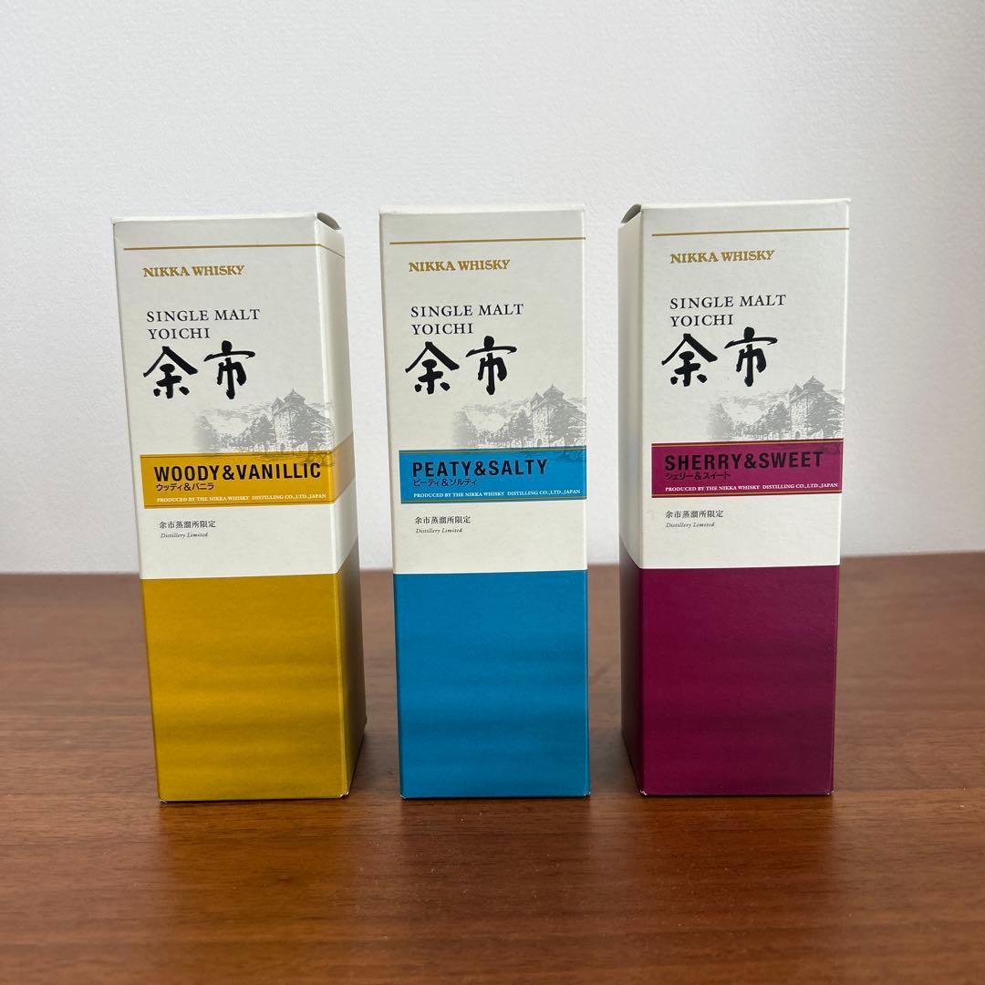 NIKKA WHISKY 余市蒸留所限定3本セット 180ml