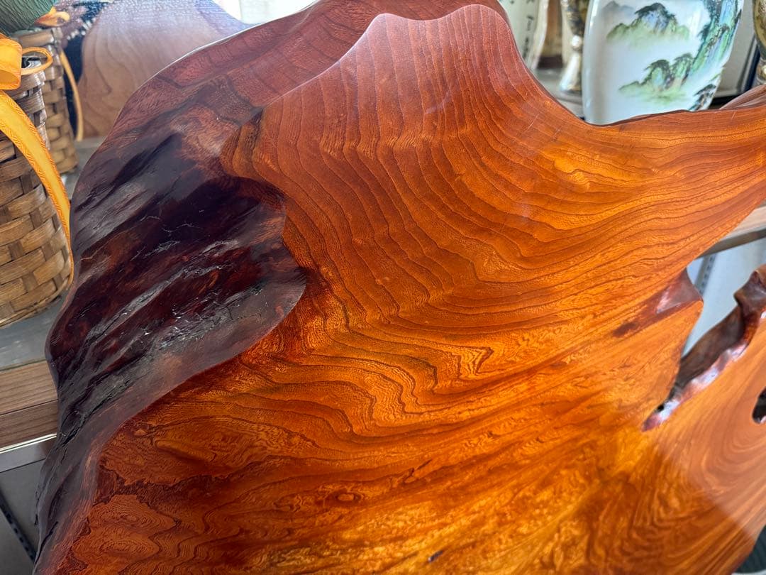 高級天然木 衝立 1枚板