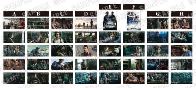 バイオハザード：デスアイランド ステッカーコレクション 8種類　コンプリート