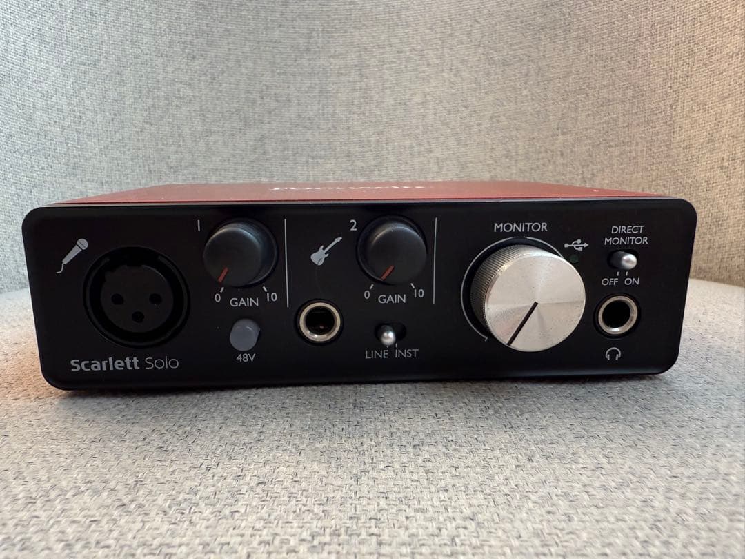 猫*郎様 Focusrite Scarlett Solo オーディオインターフェ