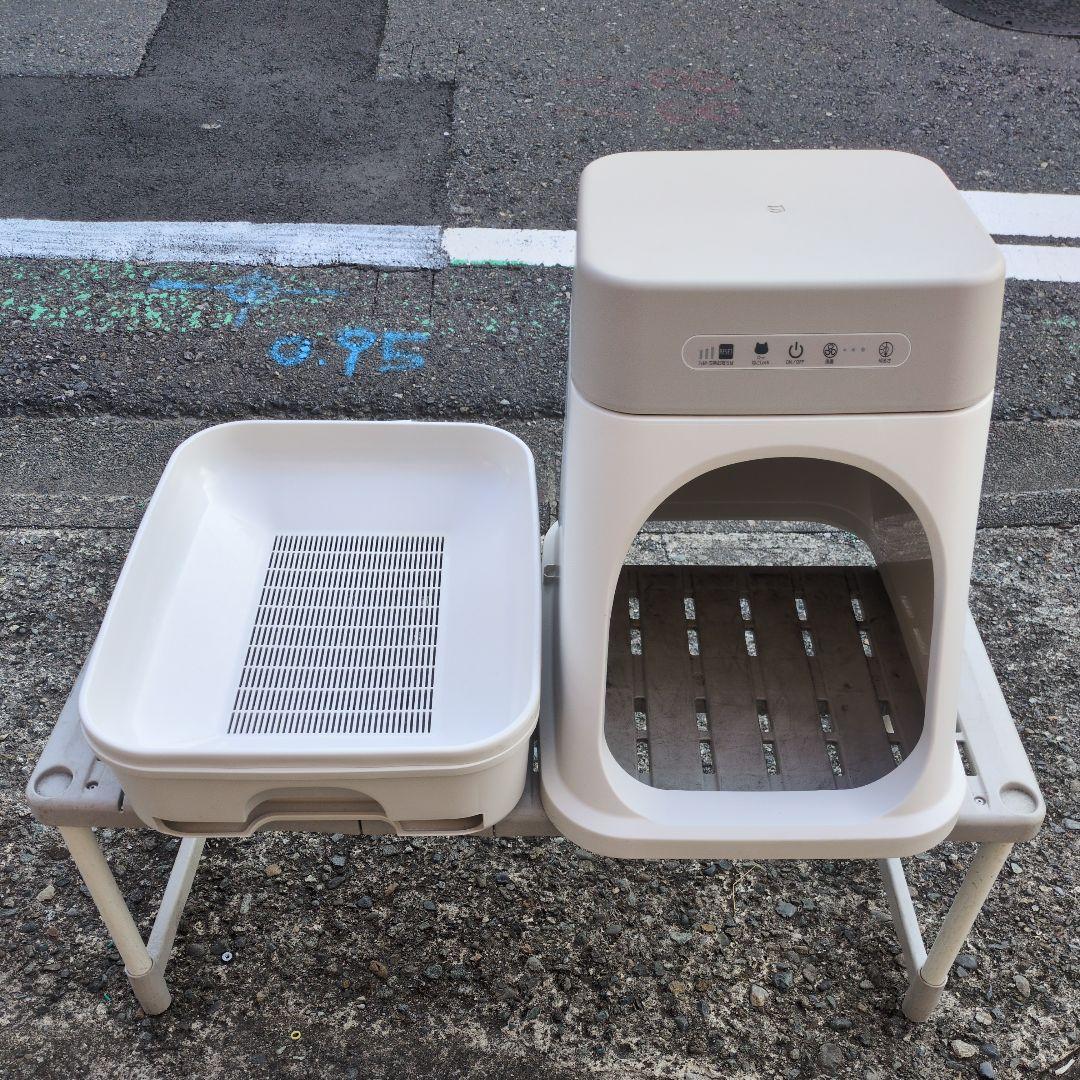 デオトイレ脱臭ファン+ 本体セット 猫用トイレ