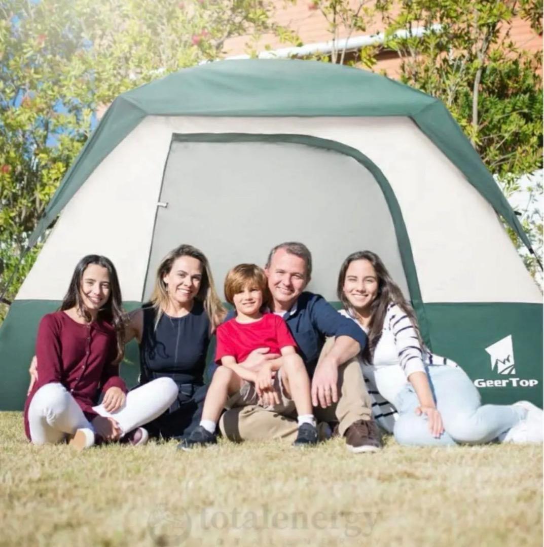 GEERTOP テント　4-6人用 アウトドア キャンプ ギアトップ