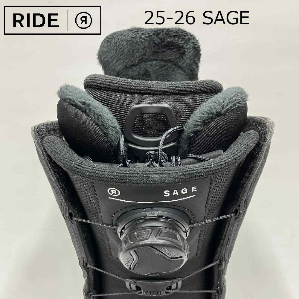 【新品】25-26 RIDE SAGE 23.0cm 女性用スノーボードブーツ