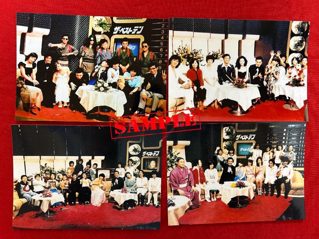 【まとめ売り：28枚セット】ザ・ベストテン　2L判（127mm×178mm）