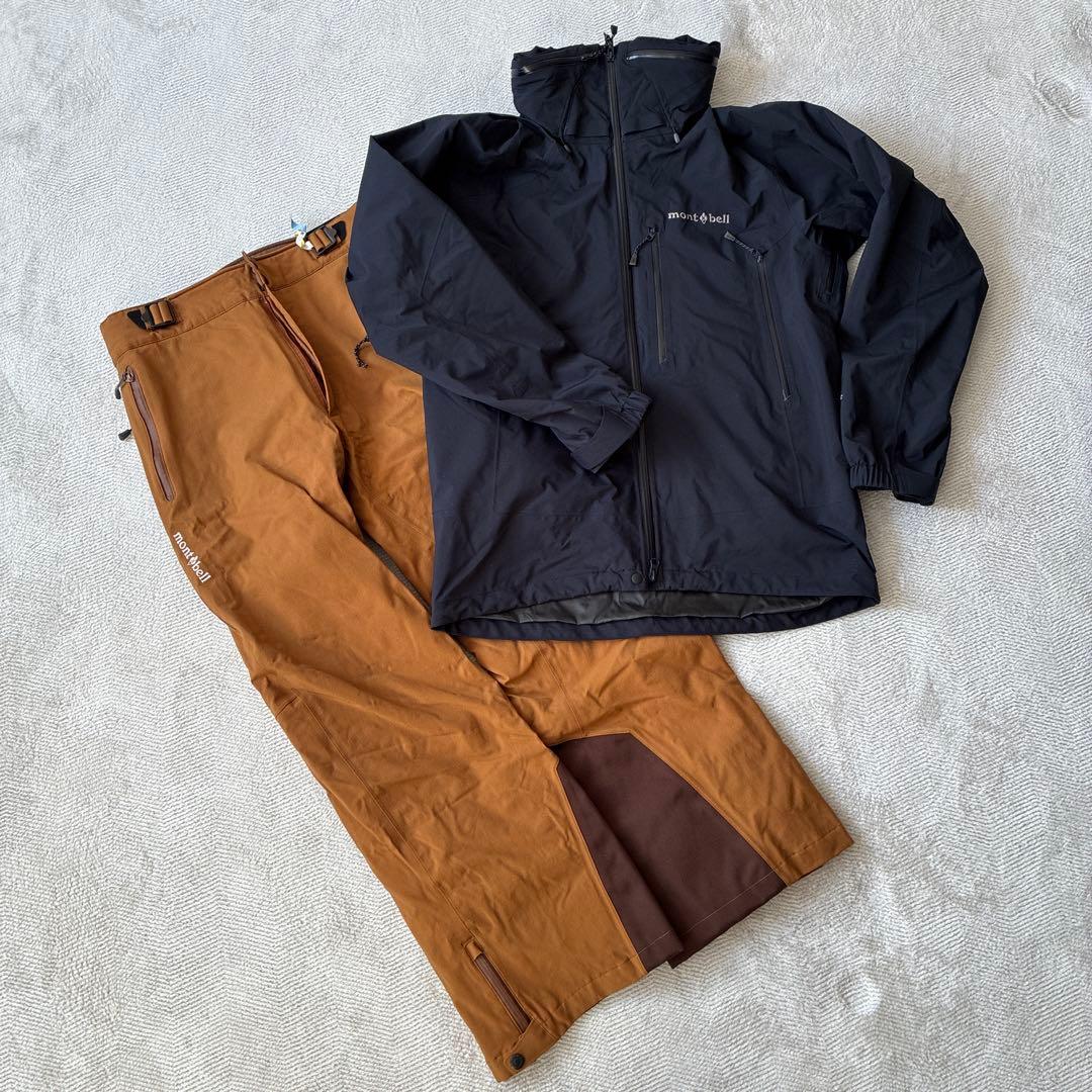 mont-bellスキー、スノーボードウェアセット　美品