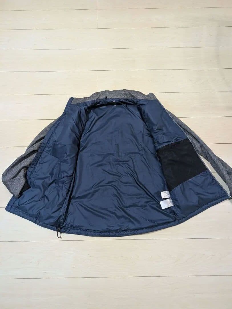 美品　adidas GOLF　異素材切り替えジップアップジャケット