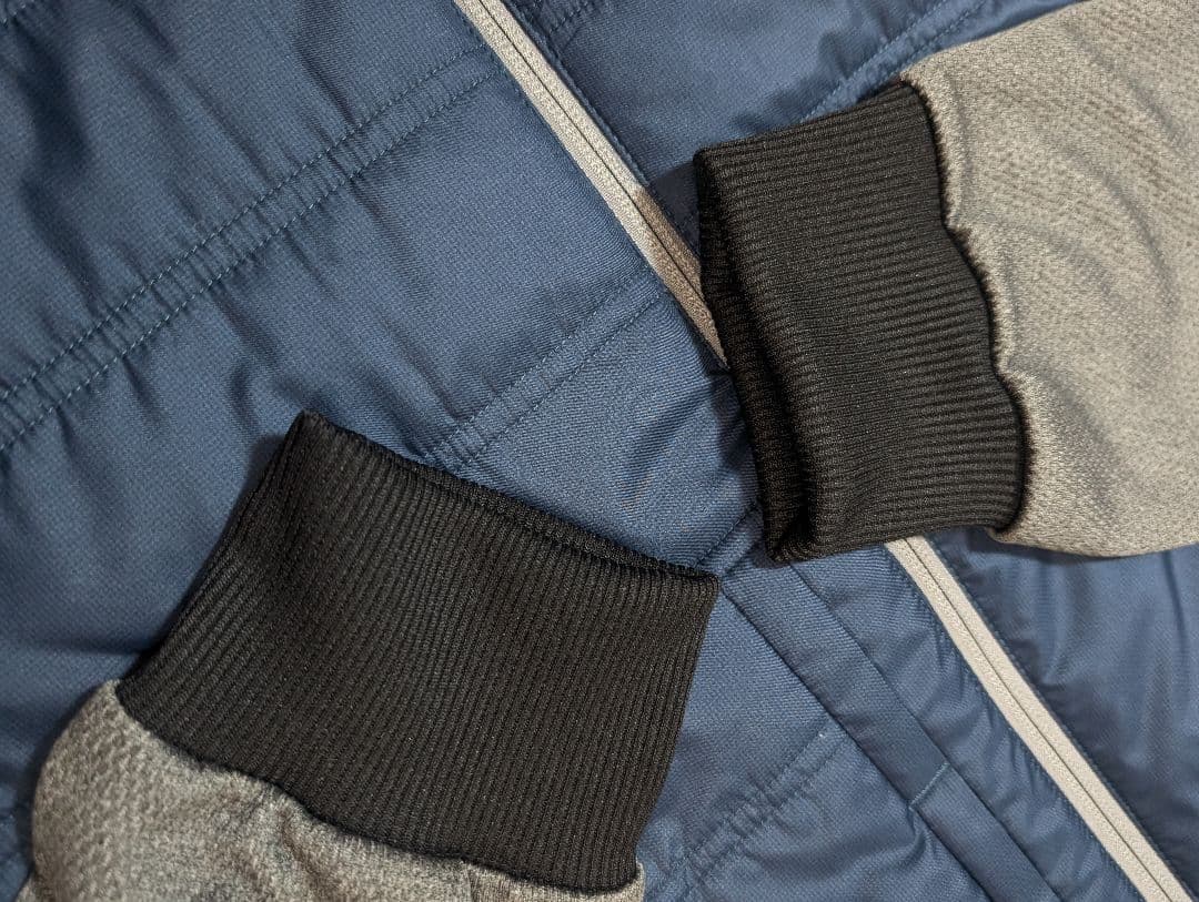 美品　adidas GOLF　異素材切り替えジップアップジャケット