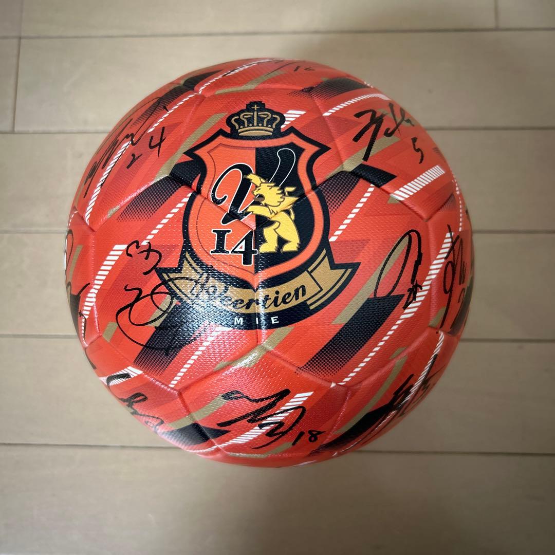 ヴィアティン三重 直筆サイン入りサッカーボール サッカーボール サイン入り
