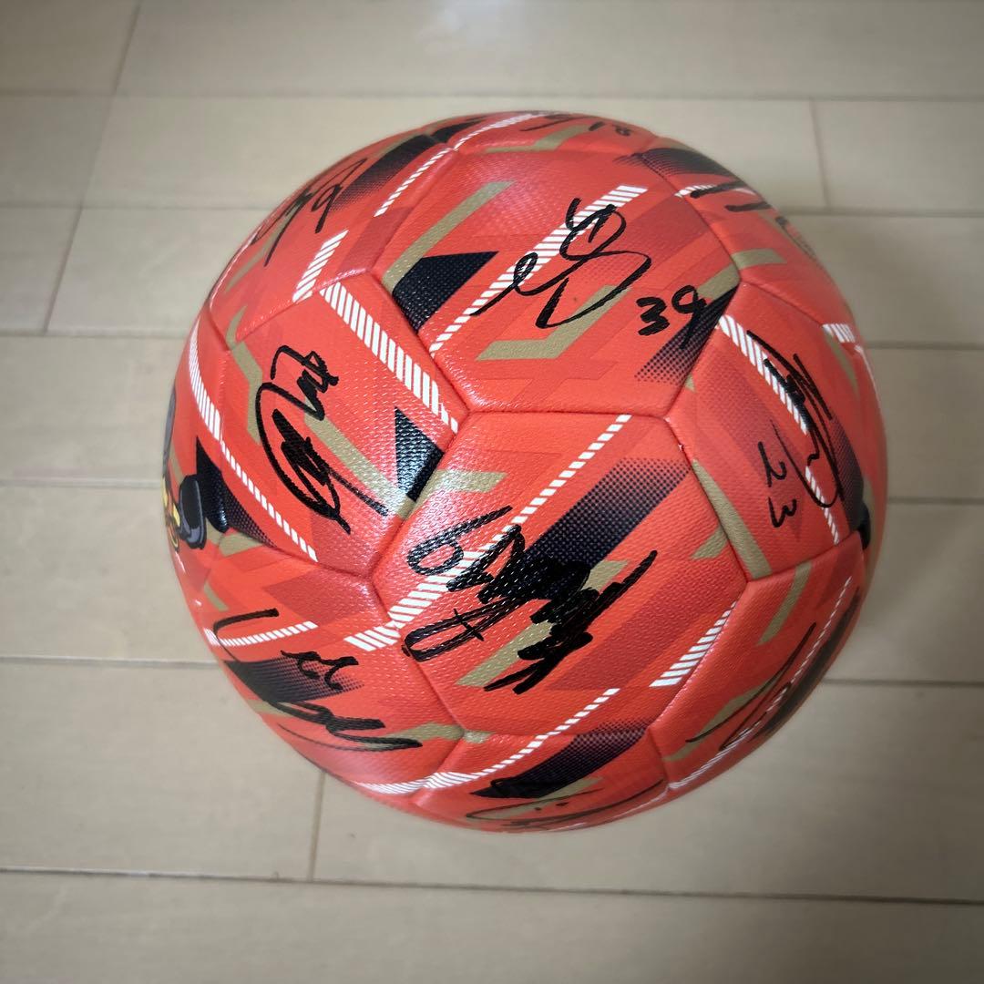 ヴィアティン三重 直筆サイン入りサッカーボール サッカーボール サイン入り