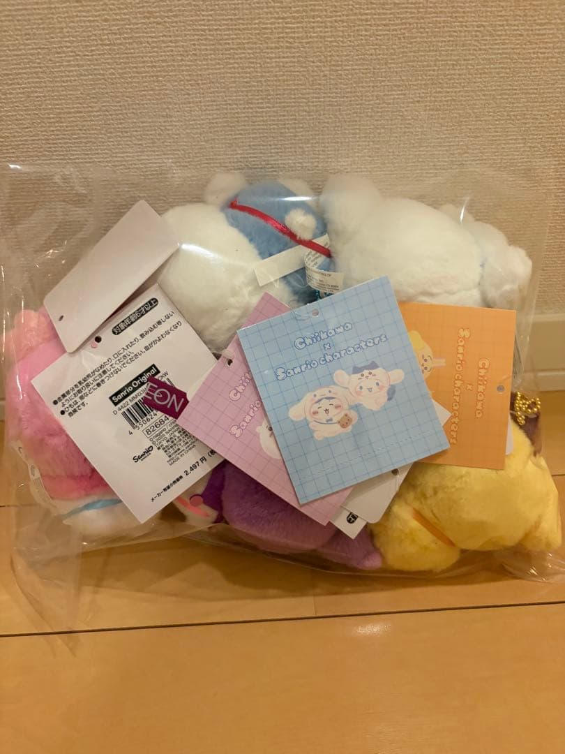 ちいかわ　サンリオ　マスコット　全5種　フルコンプ