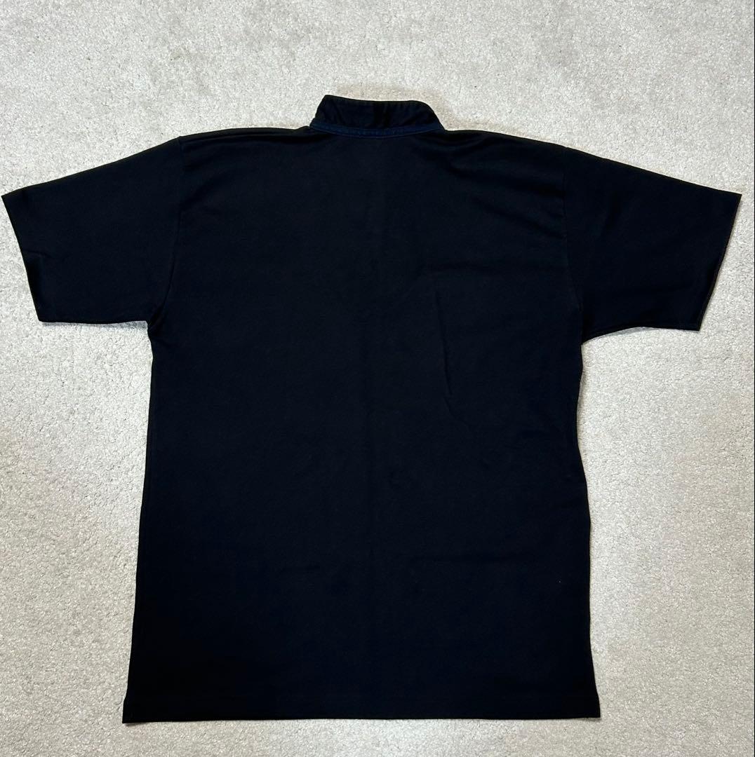 【美品】 adidas オールブラックス 正規ライセンス ラガーシャツ（M）