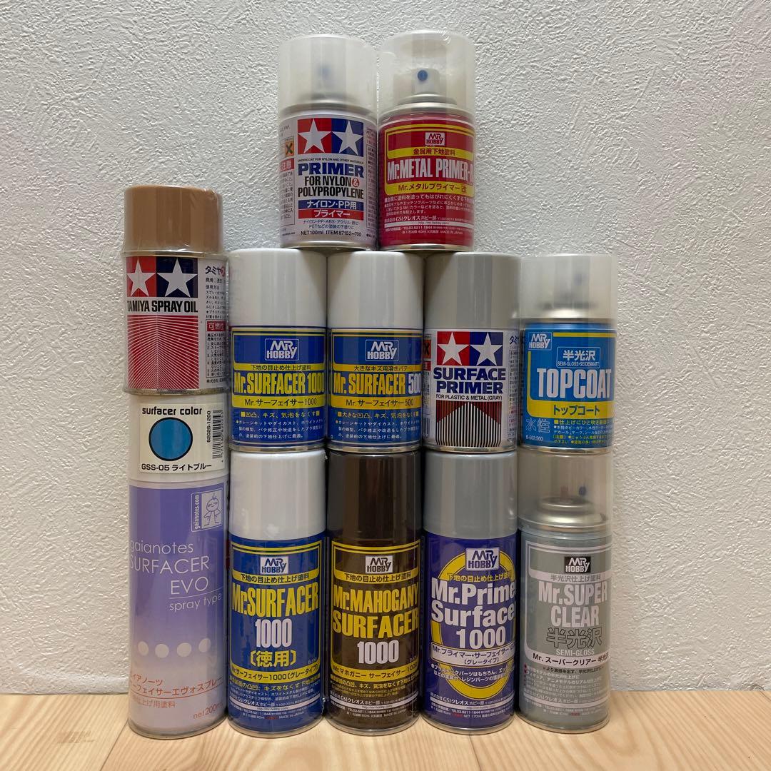 サーフェイサースプレー他１２点セット