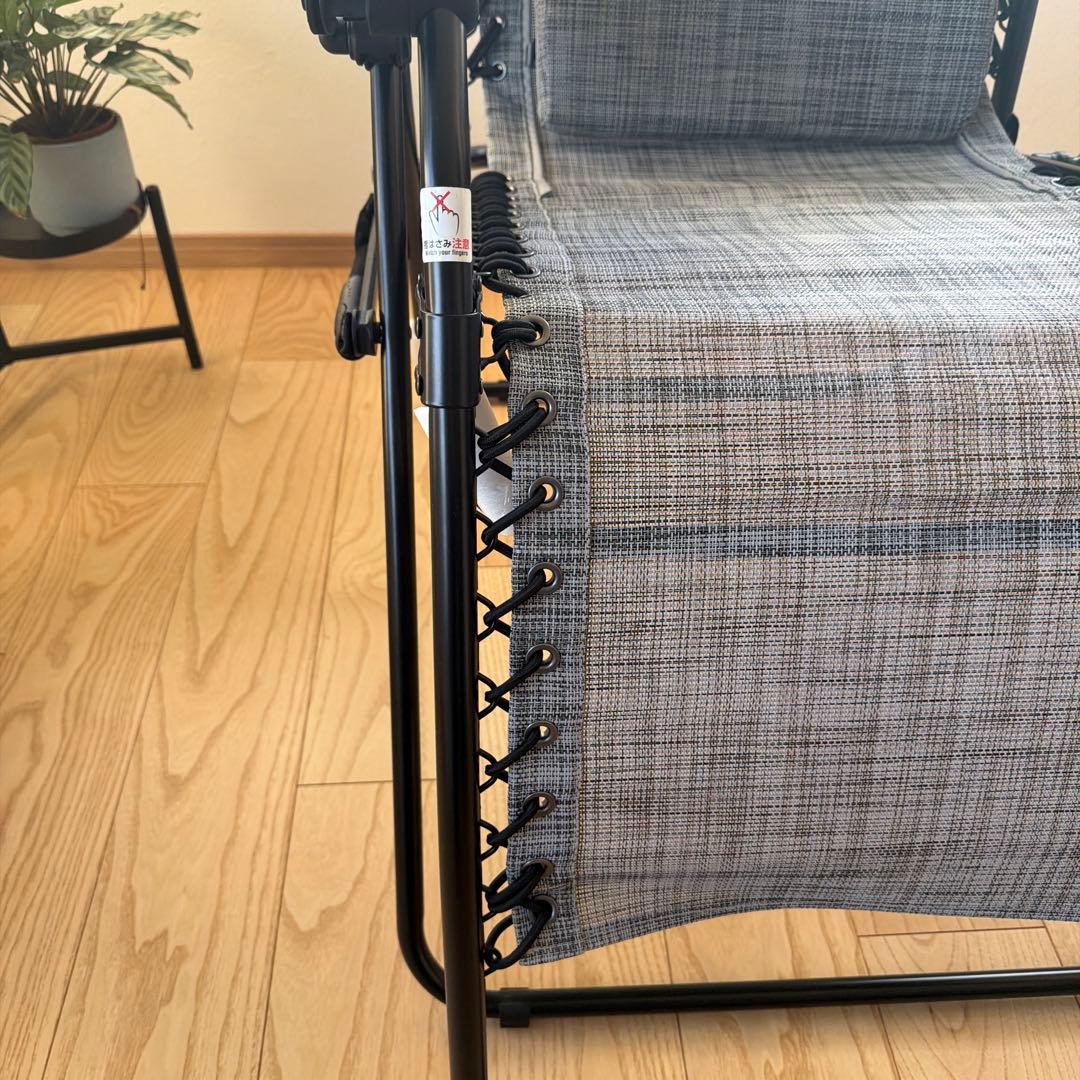 Coleman アウトドアチェア グレー メッシュ　インフィニティーチェア