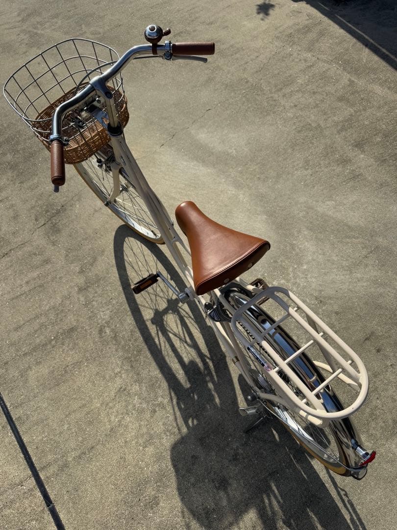 Feerique Jr【フェリーク ジュニア】自転車22インチ　クリーム　アサヒ