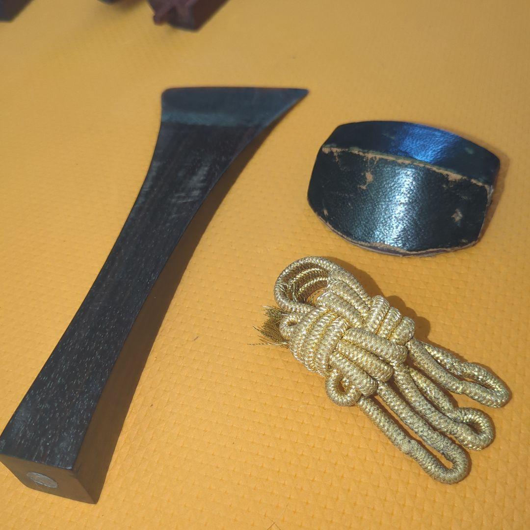 三味線　紅木　金細