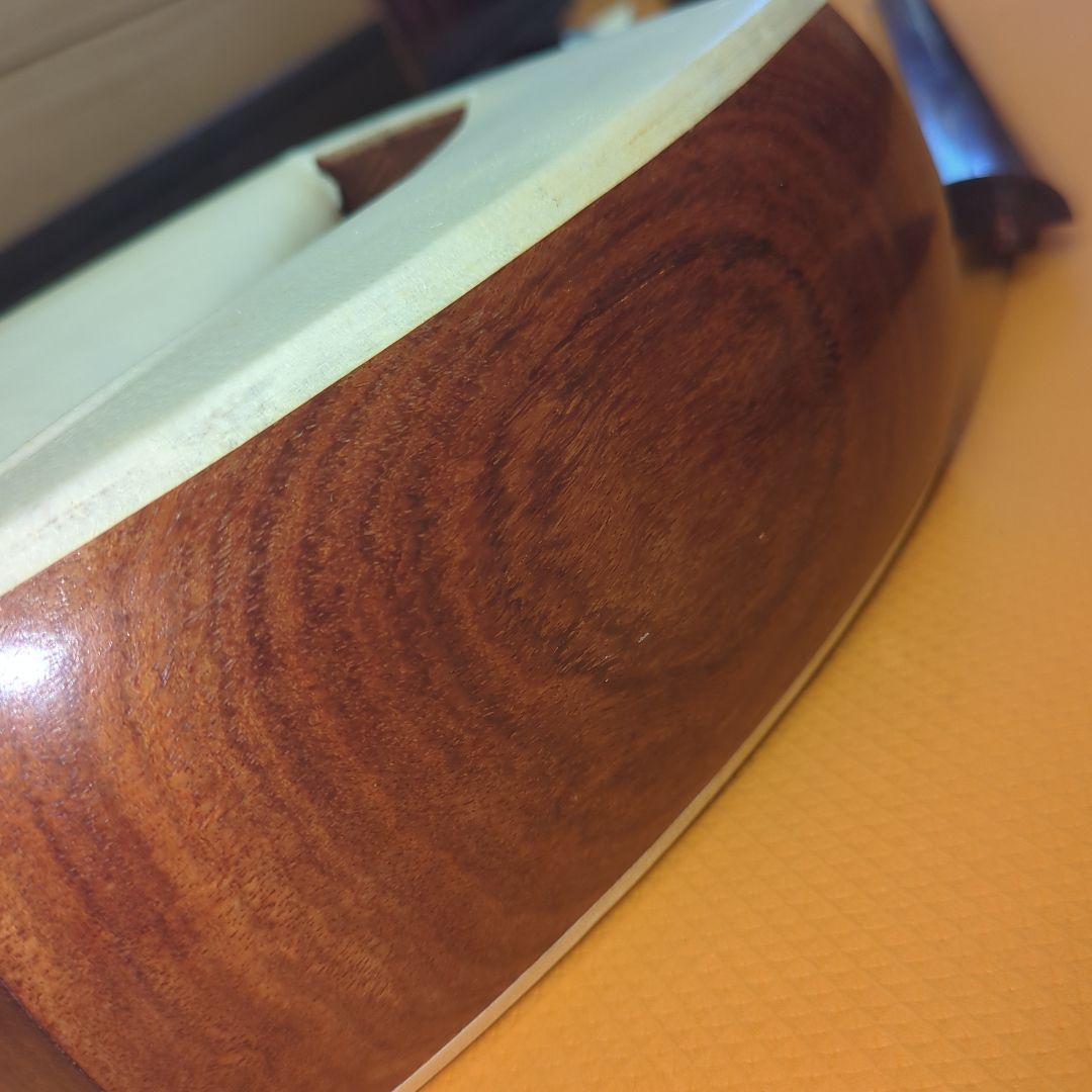 三味線　紅木　金細