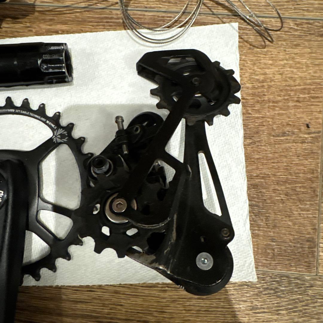 SRAM 1x11速 クランクセット・リアディレイラーセット