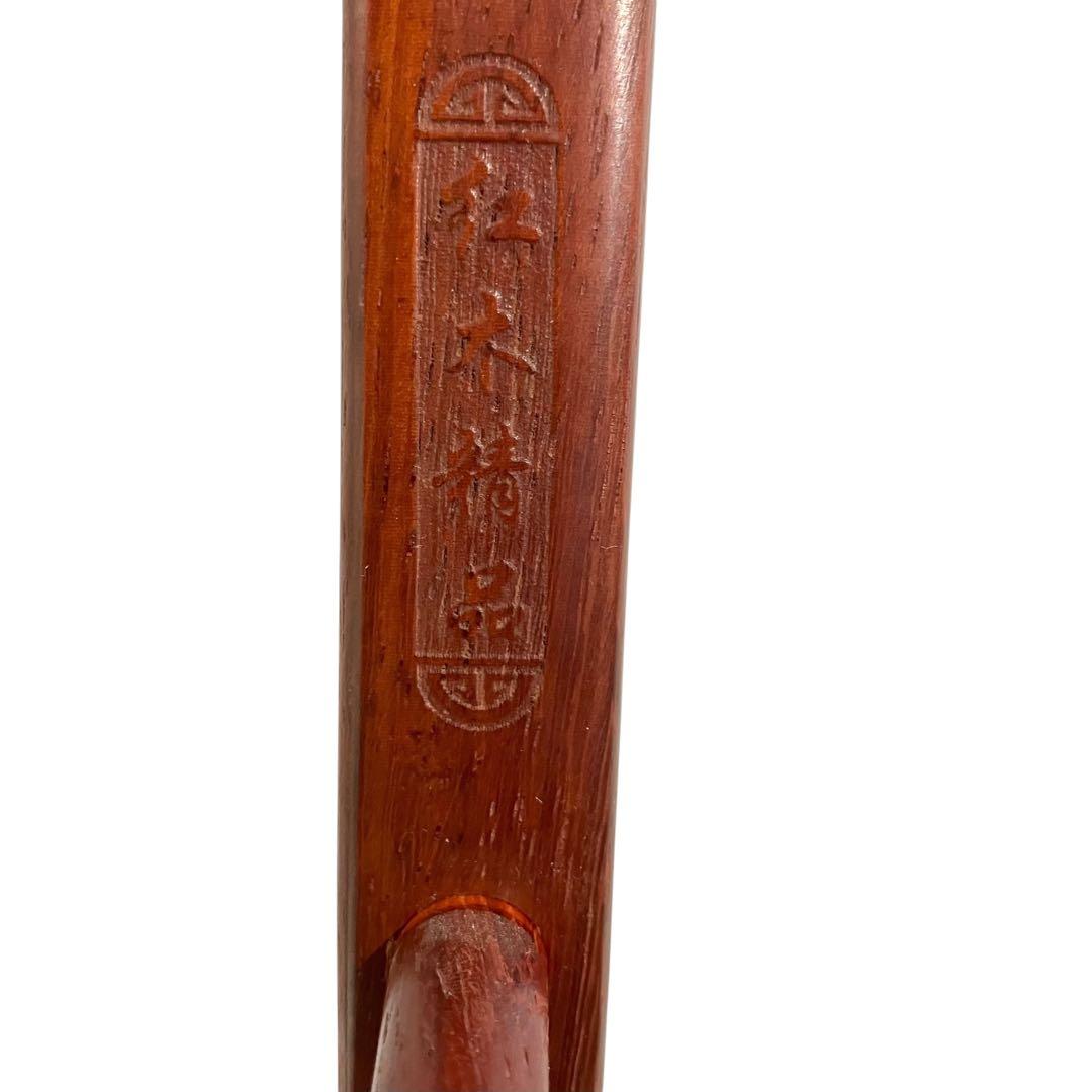 【未使用】蘇州二胡 紅木 胡弓 ヘビ皮 弦楽器 セミハードケース付き 二胡