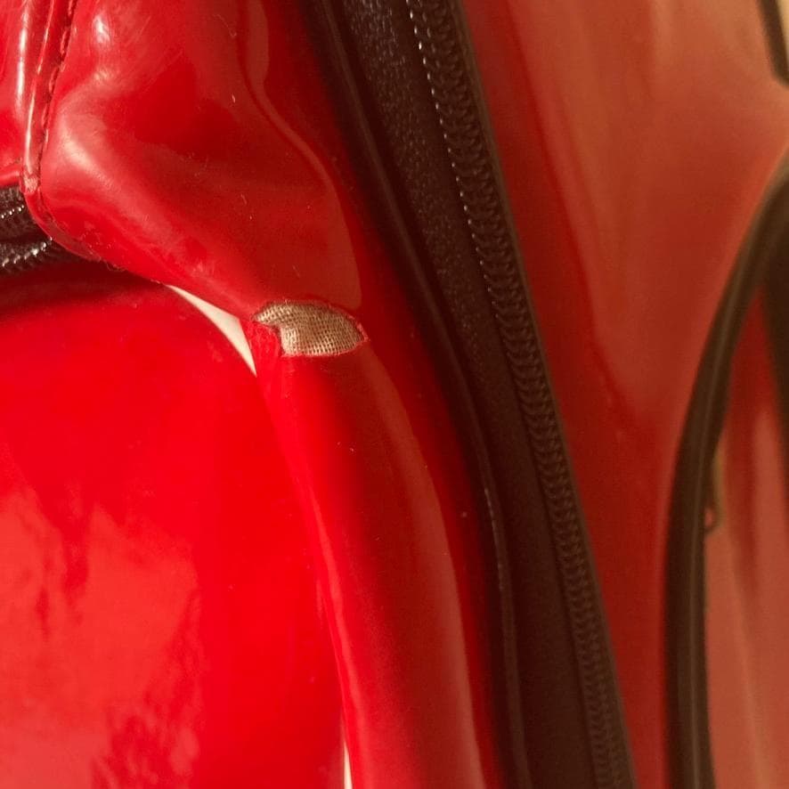 【超希少】コカコーラ　ゴルフ キャディバッグ レッド エナメル ロゴ刺繍 6分割