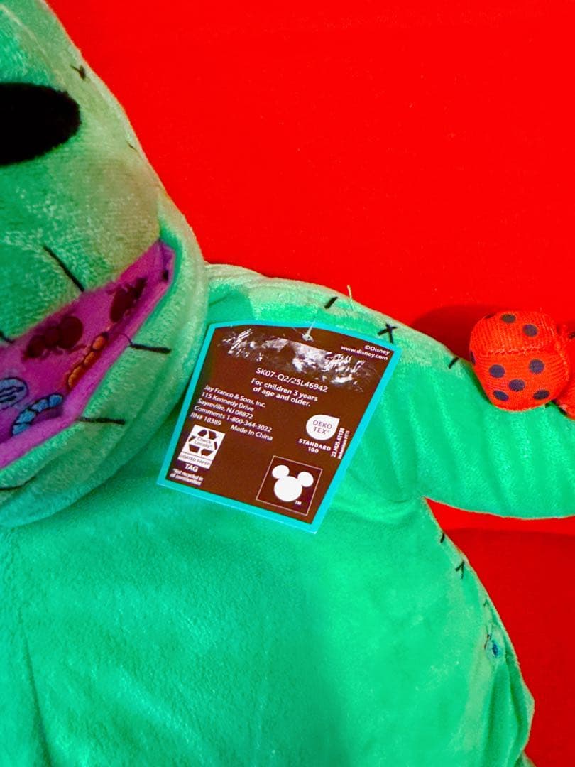 ナイトメアー・ビフォア・クリスマス ウギー・ブギー ぬいぐるみ 海外限定