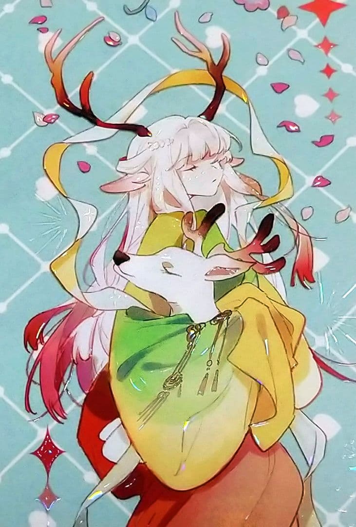 J966＃祈愿雍和(贝壳光)YR原创切り売り海外人物マステ女の子