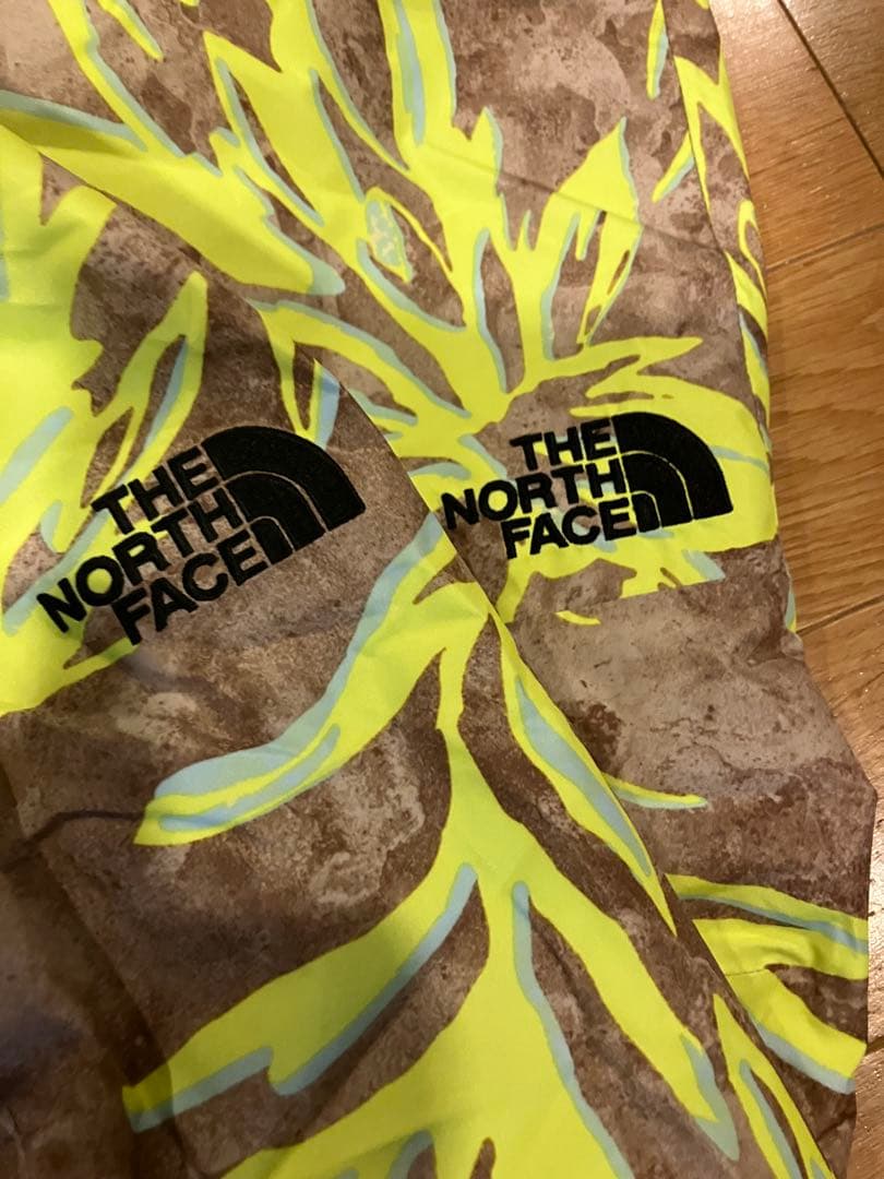 THE NORTH FACE スノーオーバーオール 大きいsizeXL 総柄